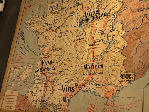 Rouge Barre map of France