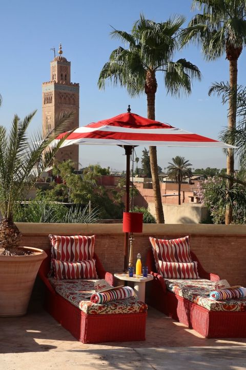 El Fenn rooftop sunbeds