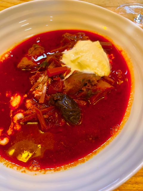 Duck borscht
