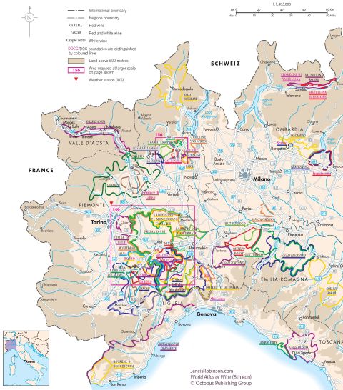 World Atlas NW Italy