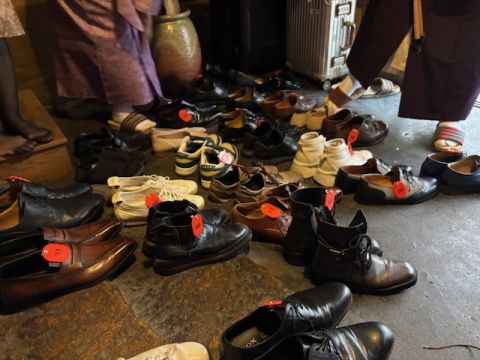 Shoes at Kyoto restaurant