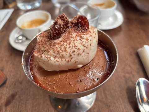 Knave of Clubs chocolate mousse