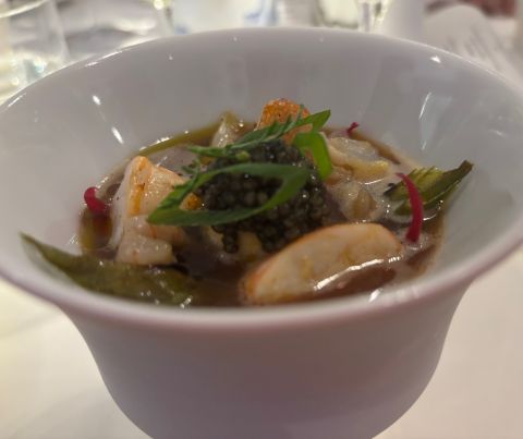 Seafood hotpot at Sol'ring Hof