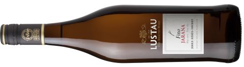 Lustau Jarana bottle on side