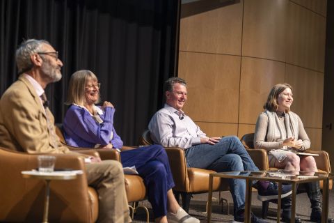 Josh Greene, Jancis Robinson, Alder Yarrow, Sam Cole-Johnson at CIA at Copia Julep Productions for Wine Institute.
