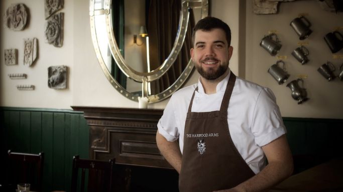 Josh Cutress of The Harwood Arms